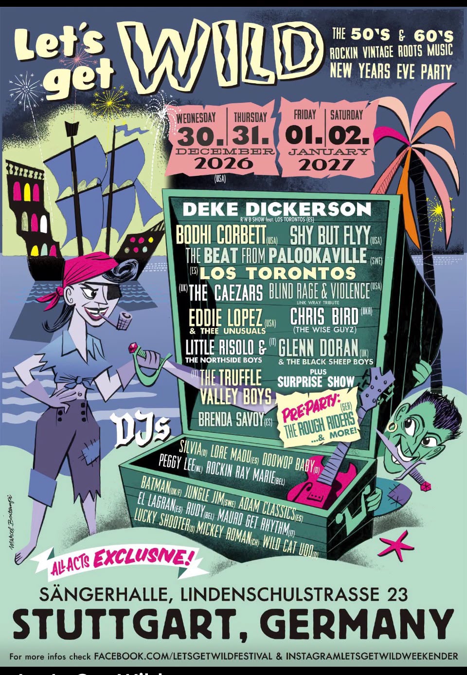 Bild zu LETS GET WILD NEW YEARS EVE  PARTY