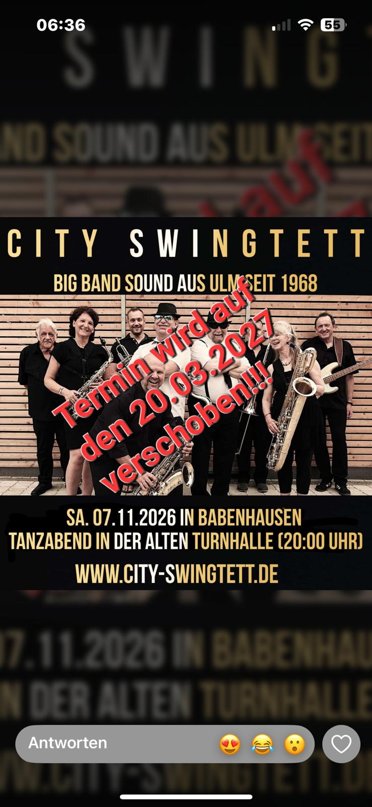 Bild zu CITY SWINGTETT IN BABENHAUSEN
